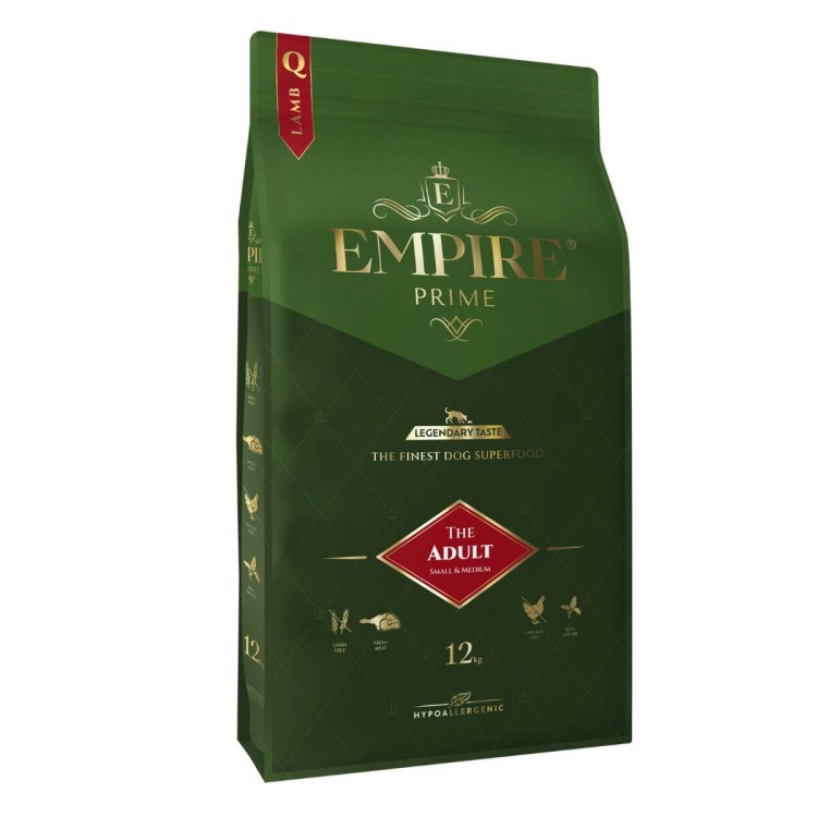 Empire Prime - pienso monoproteico para perros adultos de razas pequeñas y medianas – hipoalergénico – sin pollo - 12g.jpg